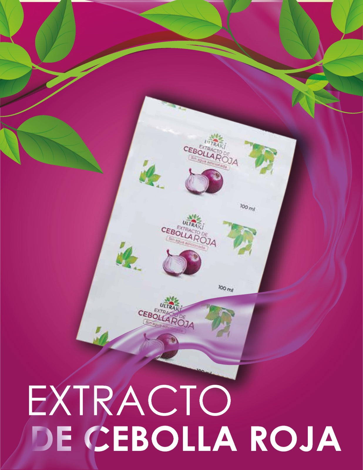 Extracto de cebolla caja 30 sobres 100mL